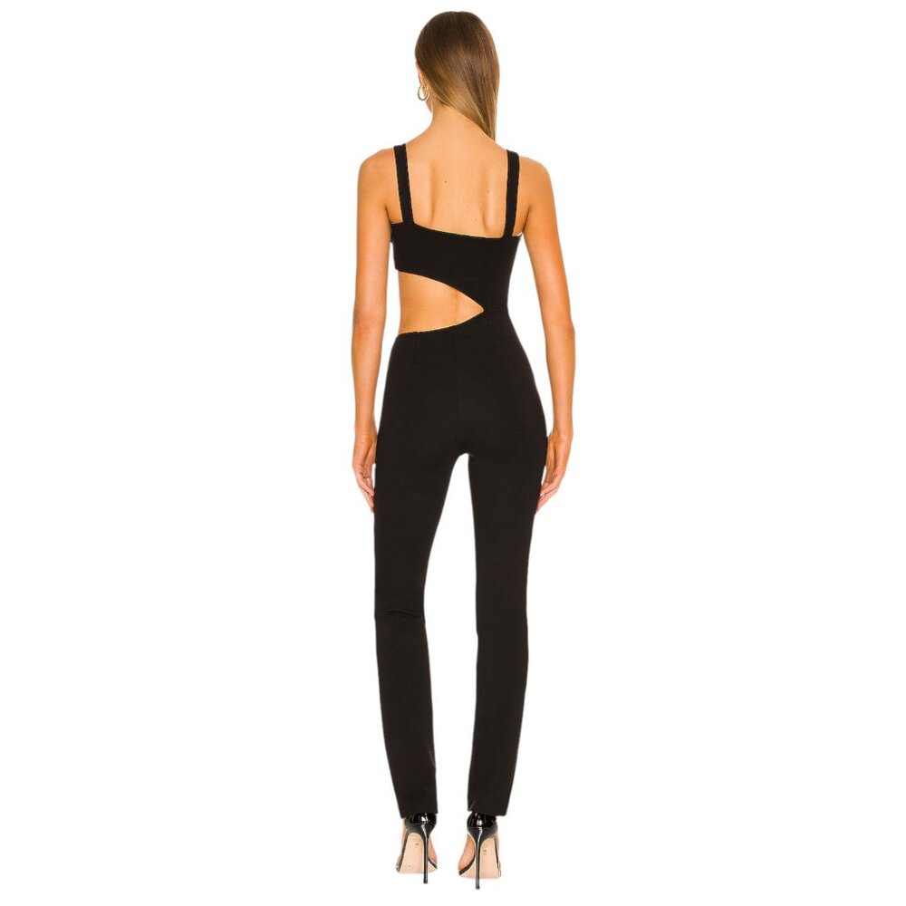 NWT Superdown Brylee Black Cut Out Jumpsuit Women's Size Small - Picture 3 of 7